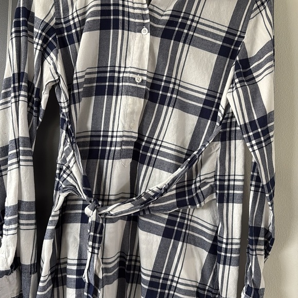 J. Crew Plaid Shirt Dress - Picture 2 of 5